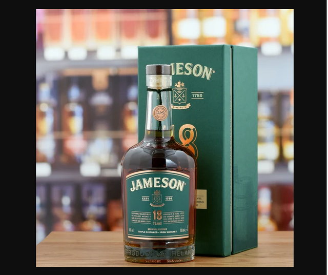 Jameson Original Irish Whiskey Glass Bottle for Export - Image 5