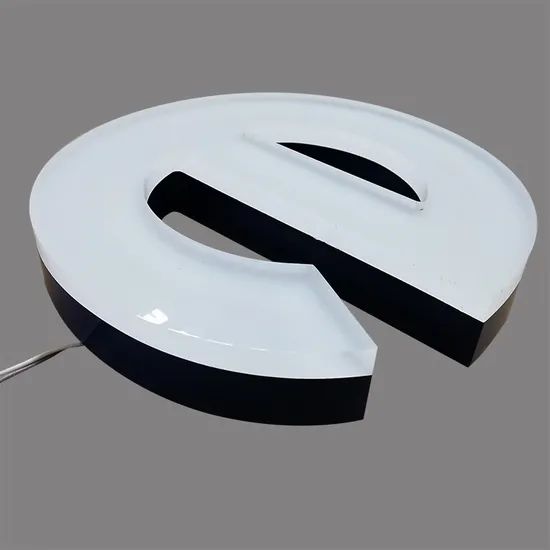 Custom Acrylic LED Front Lit Storefront Signage Illuminated Letters - Image 2
