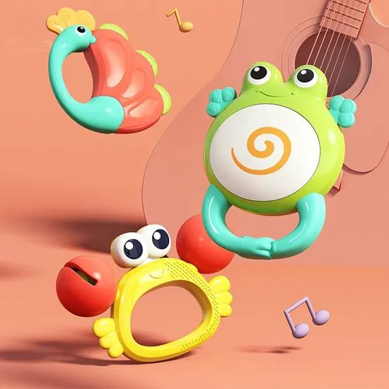 Hot Selling Animal Rattle Toddlers Sensory Teething Rattles Shaking Hand Bell Baby Bell Teether Toys for Infant - Image 3