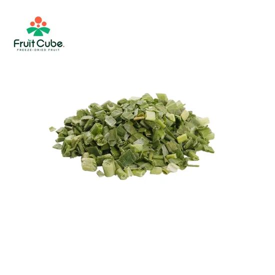 High Quality Freeze Dried Spring Onion Dices Origin China Model NO. FD0042 HS Code 2008999000 Trademark Fruit Cube Name Fd Pumpkin - Image 1