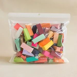 Wholesale Daily Use 100PCS Makeup Sponge Puff Kits Origin China Model NO. MPK100 Color Multi Color HS Code 9616200000 Package 55*50*50cm - Image 6