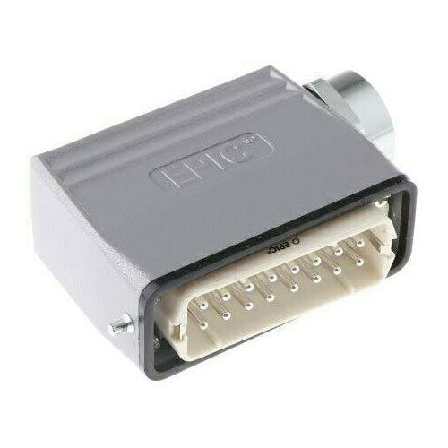 LAPP(EPIC) 16 Pin Multi Connectors Type F Type Color Silver Size 3x1 Inch Brand LAPP(EPIC) Material - Image 1