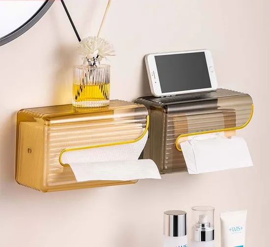 Clear Tissues Boxes Polyester Resin Tissue Box with Cove OEM Allow Origin China Style Classic Trademark OEM Model NO. - Image 3