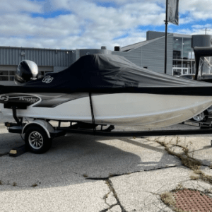 2024 G3 Angler 17SF Width 6.5 Feet Length 17 Feet Hull Design Reinforced Hull Seating Capacity 4 Passenger Seats Seating Feature Adjustable Backrests - Image 1