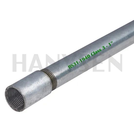 BS 4568 Gi Electrical Cable Conduit Trademark HANYSEN Certification ISO Model NO. BSP4204 Length 3.75 Meter HS Code - Image 3
