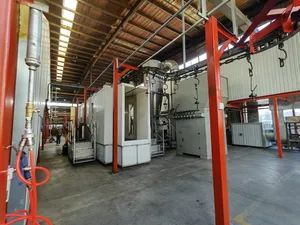 Automatic Powder Coating Plant Line with Cyclone Recovery Booth - Image 3
