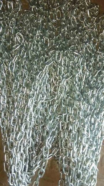 12mm MS Ship Chain Width 12mm Material MS Hardness 80HRC Usage/Application For Ship Surface Finish Chrome - Image 1