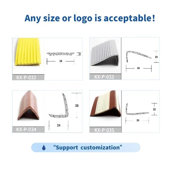 Modern PVC Staircase Edge Decorative Strip, Anti Slip L-Shaped Corner Protector - Image 2