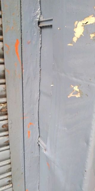 Irons Shutter Slat Type Plain Operation Manual Material Mild Steel Usage Area Shop Front Shutter Thickness 1.0 mm Surface Finish Primer - Image 1