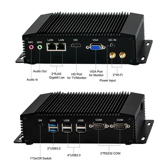 Embedded Rugged Industrial Computer for Cash Machine POS Machine Mini PC - Image 6