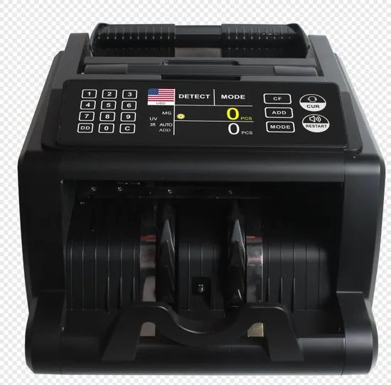 Banknote Counter Financial Equipment Bill Counters Banking Equipment Counterfeit Detector Money Counter Machine Cash Counting Machine Shop Counters - Image 4