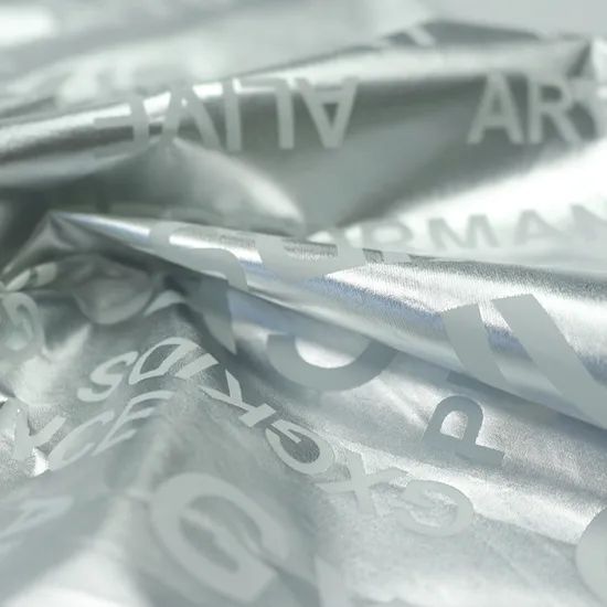 Low Price Printed Gold Stamp Shining 100% Nylon Bronzing Fabrics for Down Jackets - Image 6