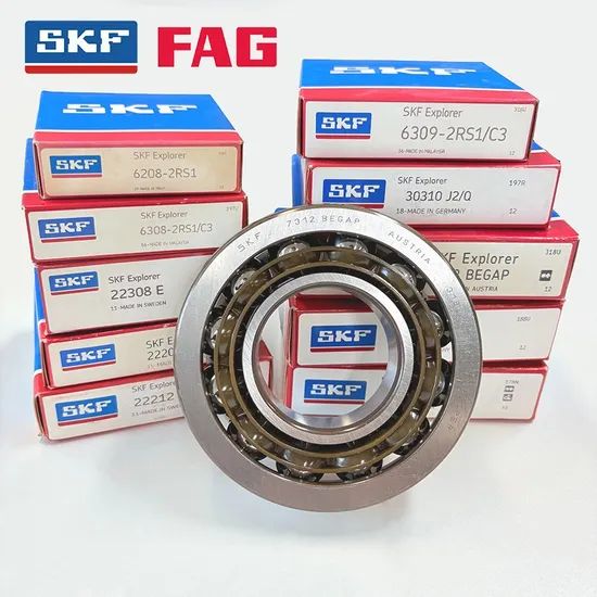 SKF FAG Single Row Angular Contact Ball Bearing 7001AC 7002AC 7003AC 7004AC 7005AC 7006AC Mainly Used in Machine Tools Generators Robotics and Other Fields - Image 1