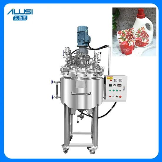 Daily Chemical Liquid Washing Laundry Detergent Production Line Stainless Steel High Speed Homogenizer Mixing Pot Machine - Image 1