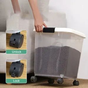 Airtight Food Storage Containers Plastic Cereal Containers Kitchen Pantry Organizer Storage Containers - Image 6