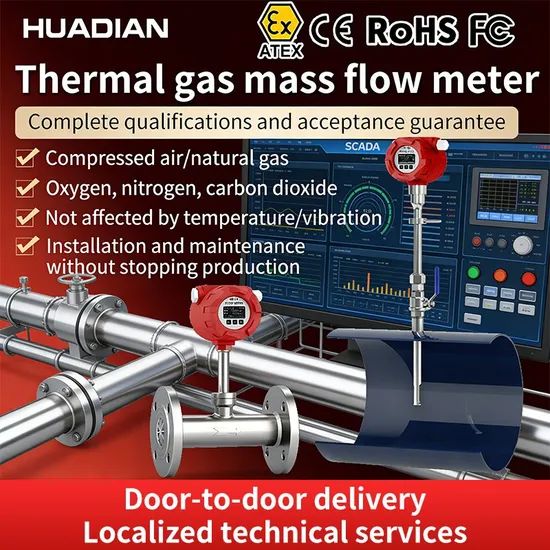 Nitrogen Flow Meter Gas Mass Flow Meter Flow Transmitter Types Thermal Flow Meter Working Principle - Image 1