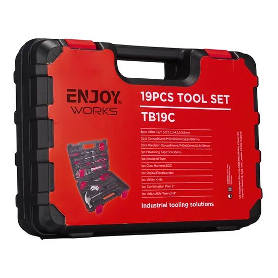 19PCS Promotional Wrench Household Hand Tools Set - Image 2