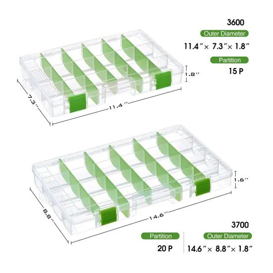 Tackle Trays Waterproof Labels and Removable Fishing Tackle Boxes Tackle - Image 6