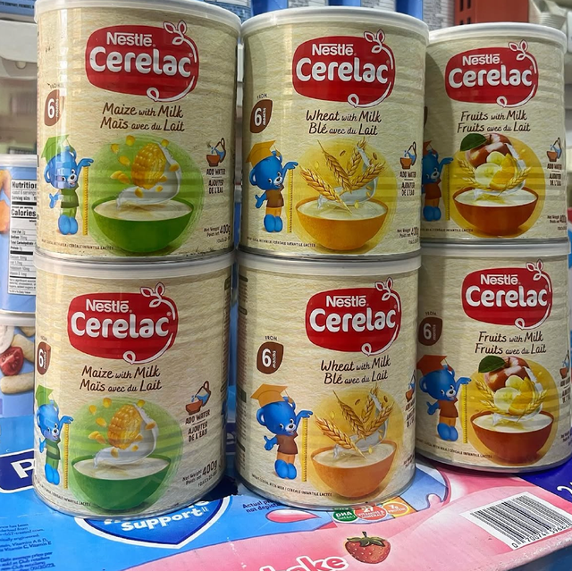Trusted Quality from Nestlé – Nestlé CERELAC Infant Cereal with Milk | Buy Premium Baby Food 12x400g - Image 1