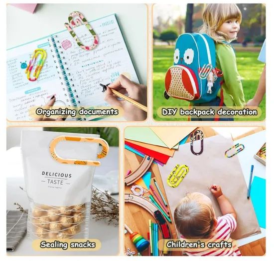 Sublimation Blank Acrylic Paper Clips Large Transparent DIY - Image 6