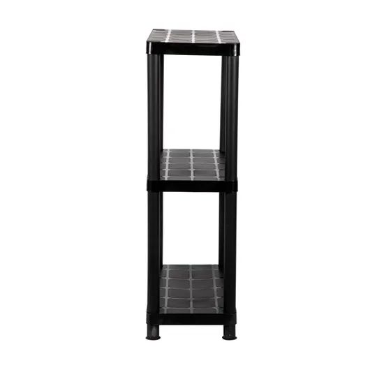 3-Tier Plastic Garage Storage Shelving Rotary Fixed Condition New HS ...