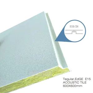 Rock Wool Acoustic Ceiling Tiles Grid Rh 99 Fire A2 Nrc 0.85 Clour White Origin China Model NO. 1212 Trademark DEGO HS Code - Image 4