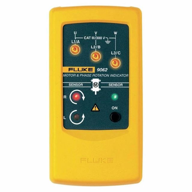 Fluke 9062 Motor Phase Rotation Indicator Detection Method Contact-less ...