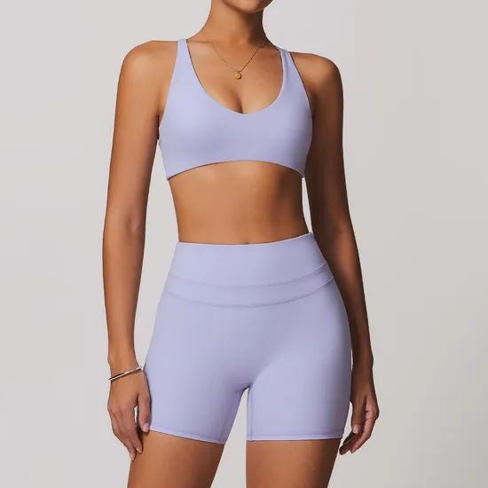 2025 New Sportswear Sports Bra Leggings Suit Fitness Women Gym Wear Yoga Sets - Image 1