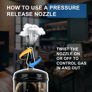 Collapsar 2.2L 1364G N2O Tanks Whip Nitrous oxide for food ,1 Unit - Image 6