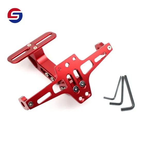 Motorcycle Msx Adjustable License Plate Frame Bws Large Displacement Modified Electric Motorcycle Aluminum Alloy Aircraft License Frame - Image 6