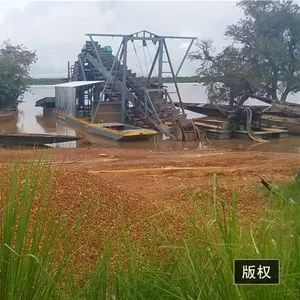 Alluvial Processing Ship High Efficiency Recovery Hydraulic Gold Boat Dredge - Image 4