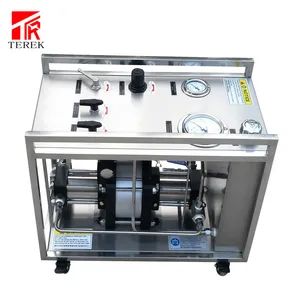 Air Driven Liquid Pump Hydraulic Control Valve Test Bench for Liquid ...