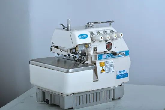 Zhejiang Zoyer 4-Thread Garment Overlock Sewing Machine Color CE Power 550W Condition New Drive Foot Step Trademark - Image 6