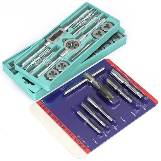 Tap and Die Tools Set Professional Threading HSS Hand Tap and Die Thread Tapping Tool Set - Image 3