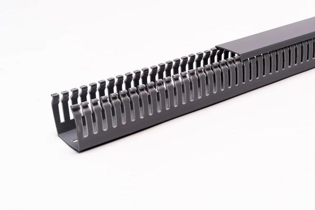 PVC S3 Wiring Ducts Standard Color Grey Hardness 70 - 75 Duro D Certifications Ce Marked Specific Gravity 1.44 gm/cc Dielectric Strength 22 - Image 2