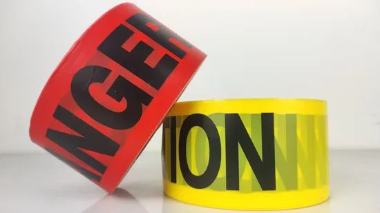 Custom Printing Caution Electrice Yellow PE Tapes Origin Xiamen Trademark xls Style Roll style Color Customized Customized - Image 6