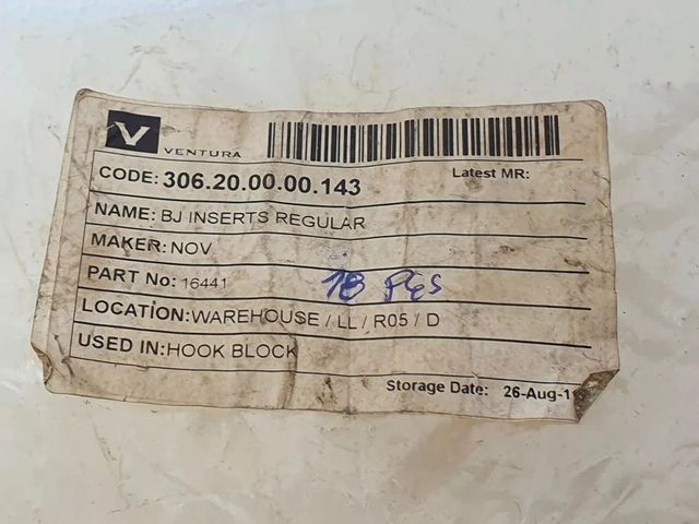 RIG 6471030 BJ Inserts Shape Round Color Golden Material Mild Steel Nominal Diameter M28 Usage/Application Hardware - Image 4