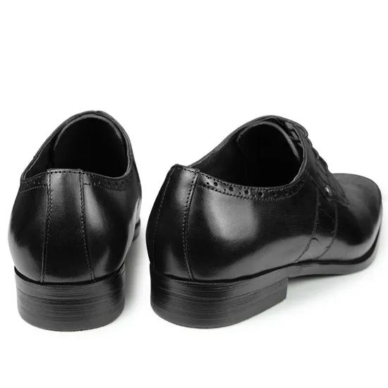 Leather Derby Shoes for Men Dress Wear Workplace Office Pigskin Lining Comfortable - Image 6