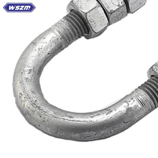 Galvanized U-Bolt Line Screw Hand Tool U Type Coupling Wire Transmission Accessories - Image 1