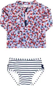 Baby Upf 50+ Zipper Rash Guard Swimsuit Set - Image 5