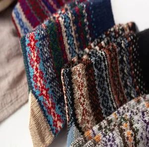 Winter Wool Striped Unisex Leg Warmers Normal Thickness 15D Customized 1Y - Image 3
