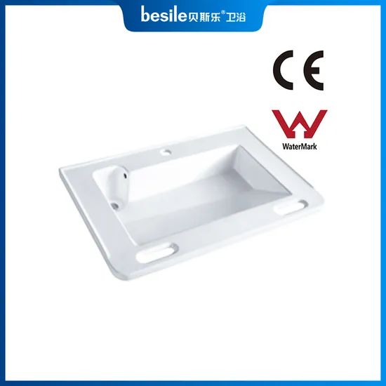 Factory Direct Sales Rectangle Sink Bathroom Vanity Ceramic Wash Basin Cabinet Basin - Image 5