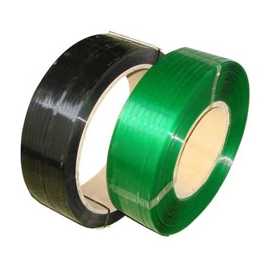 Smooth and Embossed Customized Green Black Colorful Polyester Strapping - Image 3