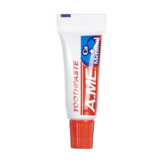 Small Tube Size Toothpaste Travel Pack a. M. E Toothpaste for Hotels and Guests - Image 1