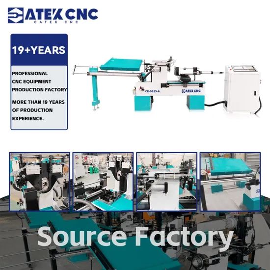 Small CNC Wood Lathes with Automatic Loading Voltage 380V Origin China Trademark Catek HS Code 8465920000 Motor Speed - Image 1