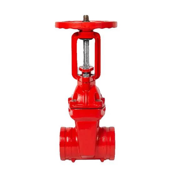 Fire & Industrial Water Control Z81X Ductile Iron Fire Protection Grooved Rising Stem Gate Valve Quick Install, ISO (Fits Check/Ball/Butterfly Valve Systems) - Image 1