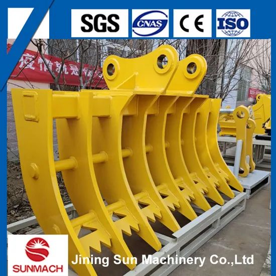 Excavator Root Rakes for Sale Condition New HS Code 84314100 Transport Package Pallet Trademark TH or Customized Origin Jining, Shandong - Image 3