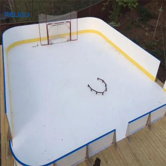 High Quality Inflatable Portable Ice Skating Rink Hockey Rink Games Synthetic Ice Board - Image 1