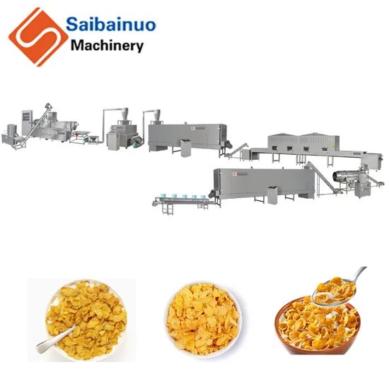 Low Cost Best Price Breakfast Cereal Corn Flakes Puff Snacks Bread Crumb Product Machine Manufacturing Plant - Image 5