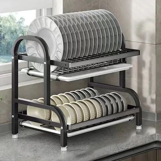 High-Temperature Baking Paint Process Storage Holders Anti-Slip Feet Kitchen Storage Free Combination Storage Holders Racks - Image 2